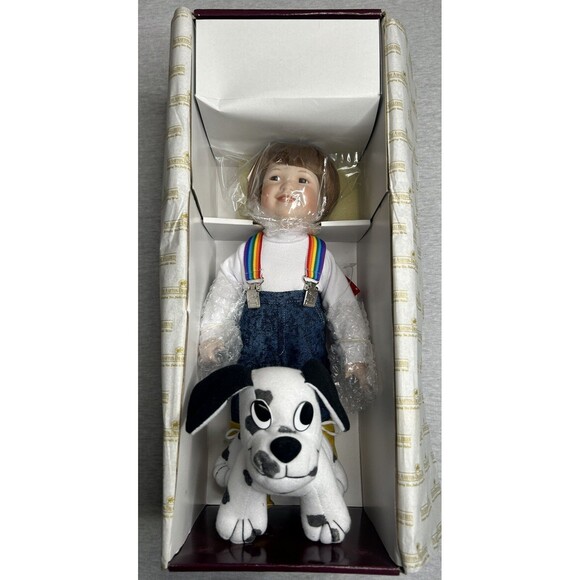 The Ashton-Drake Galleries Fire’s Out Doll With Dog Vintage (1992) NEW in BOX - Picture 1 of 16